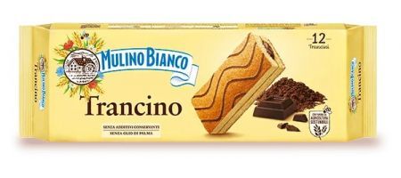 Mulino Bianco, Trancino, ciasteczka biszkoptowe z kremem kakaowym, 396g