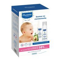 Mustela Bebe Enfant, krem na ciemieniuchę, 40ml + Mustela Stelatopia, szampon w piance, 150ml