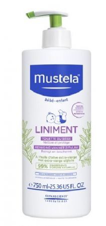 Mustela Bebe Enfant, Liniment, emulsja do oczyszczania okolicy pieluszkowej, od urodzenia, 750ml
