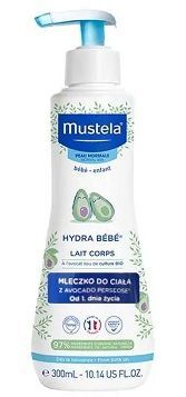 Mustela Bebe Enfant, mleczko do ciała z organicznym awokado, od urodzenia, 300ml