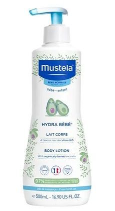 Mustela Bebe Enfant, mleczko do ciała z organicznym awokado, od urodzenia, 500ml