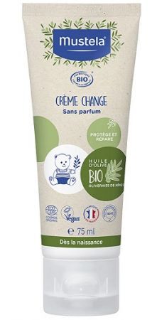 Mustela BIO, krem do przewijania, od 1 dnia życia, 75ml