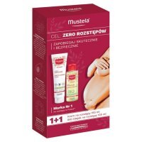 Mustela Maternite, krem na rozstępy, zapachowy, 150ml + olejek na rozstępy, 105ml