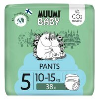 Muumi Baby Pants, pieluchomajtki, rozmiar 5, waga 10-15 kg, 38 sztuk