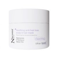 Nacomi Next Level Dermo, kojąca maska do skóry głowy i włosów, zapobiegająca wypadaniu, 150ml