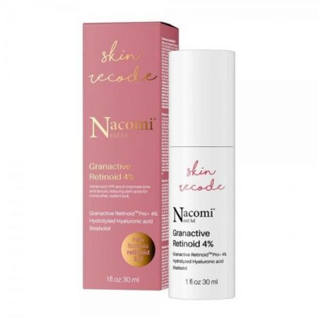 Nacomi Next Level Granactive Retinoid 4%, przeciwstarzeniowe serum do cery mieszanej, 30ml