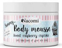 Nacomi, odżywczy mus do ciała, malinowa babeczka, 180ml