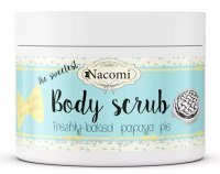 Nacomi, peeling cukrowy do ciała, ciasto z papają, 200g
