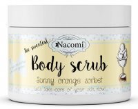 Nacomi, peeling cukrowy do ciała, pomarańczowy sorbet, 200g