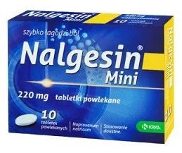 Nalgesin Mini 220mg, 10 tabletek