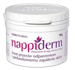 Nappiderm, krem przeciw odparzeniom i pieluszkowemu zapaleniu skóry, 90g