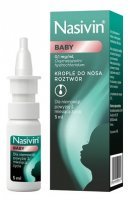 Nasivin Baby 0,1mg/ml, krople do nosa, po 3 miesiącu życia, 5ml