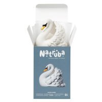 Natruba, gryzak z naturalnego kauczuku, łabędź, od urodzenia, 1 sztuka