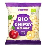 NaturaVena, suszone chipsy jabłkowe, 40g