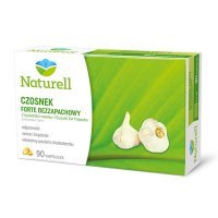 Naturell, Czosnek forte bezzapachowy, 90 kapsułek