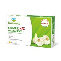 Naturell, Czosnek Max bezzapachowy, 90 kapsułek