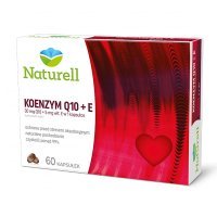 Naturell, Koenzym Q-10 + E, 60 kapsułek