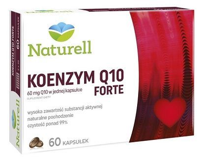 Naturell, Koenzym Q-10 Forte, 60 kapsułek