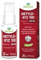 Naturell, Metylo-B12 100, spray, 25ml