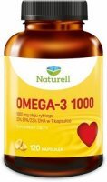 Naturell, Omega-3 1000, 120 kapsułek