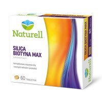 Naturell, Silica Biotyna Max, 60 tabletek