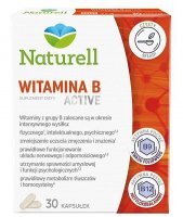 Naturell, Witamina B Active, 30 kapsułek