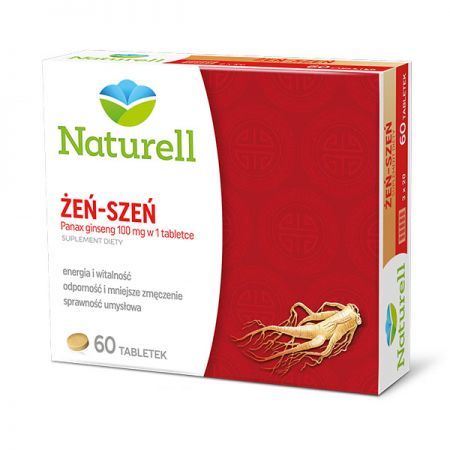 Naturell, Żeń-szeń, 60 tabletek