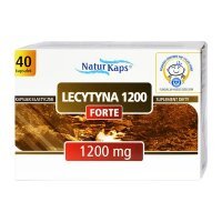 NaturKaps, Lecytyna 1200 Forte, 40 kapsułek