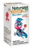 Natursept Med Kaszel, lizaki bez cukru, smak malinowy, po 3 roku życia, 6 sztuk