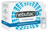 Nebutac 3, hipertoniczny roztwór do inhalacji 3%, 30 ampułek po 4ml