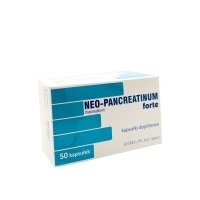 Neo-Pancreatinum Forte 10000j.Ph.Eur. lipazy, 50 kapsułek dojelitowych