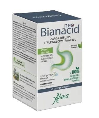 NeoBianacid, Nadkwaśność i refluks, 45 tabletek do ssania