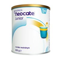 Neocate Junior, smak neutralny, po 1 roku życia, proszek, 400g