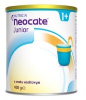 Neocate Junior, smak waniliowy, po 1 roku życia, proszek, 400g KRÓTKA DATA 03/04/2022