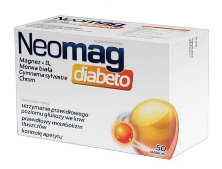 Neomag Diabeto, 50 tabletek