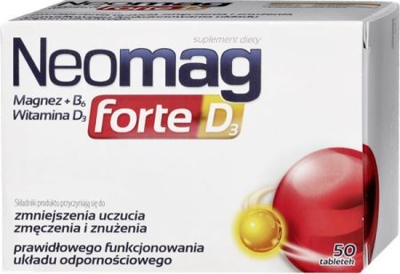 NeoMag Forte D3, 50 tabletek