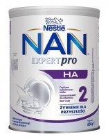 Nestle Nan Expert Pro HA 2, mleko modyfikowane, dla niemowląt po 6 miesiącu życia, 800g