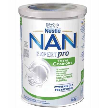 Nestle Nan Expert ProTotal Comfort, mleko dla niemowląt z tendencją do kolek i zaparć, od urodzenia, 400g