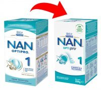 Nestle Nan Optipro 1, mleko początkowe, dla niemowląt od urodzenia, 350g