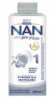 Nestle Nan Optipro Plus 1 HM-O5, mleko początkowe, od urodzenia, płyn, 200ml