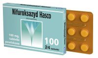 Nifuroksazyd Hasco 100mg, 24 tabletki