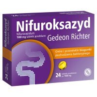 Nifuroksazyd Richter 100mg, 24 tabletki