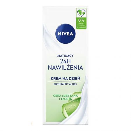 Nivea 24h Nawilżenia, matujący krem na dzień, skóra tłusta i mieszana, 50ml