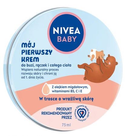 Nivea Baby, Mój pierwszy krem, krem, od urodzenia, 75ml