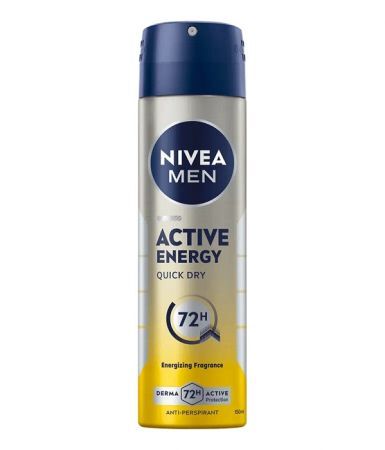 Nivea Men Active Energy, antyperspirant w sprayu dla mężczyzn, 150ml