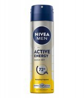 Nivea Men Active Energy, antyperspirant w sprayu dla mężczyzn, 150ml