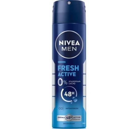 Nivea Men Fresh Active, antyperspirant w sprayu dla mężczyzn, 150ml