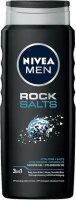 Nivea Men Rock Salts, żel pod prysznic 3w1, z dodatkiem soli kamiennej, 500ml