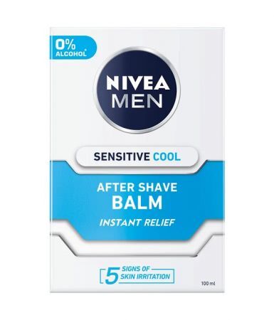 Nivea Men Sensitive Cool, chłodzący balsam po goleniu, rumianek i algi morskie, 100ml
