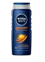 Nivea Men Sport 24H Fresh Effect, żel pod prysznic 3w1, zapach limonki, 500ml